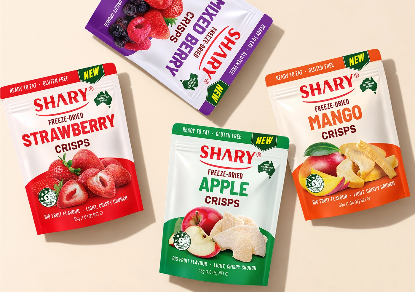 fruit crisps packaging redesign