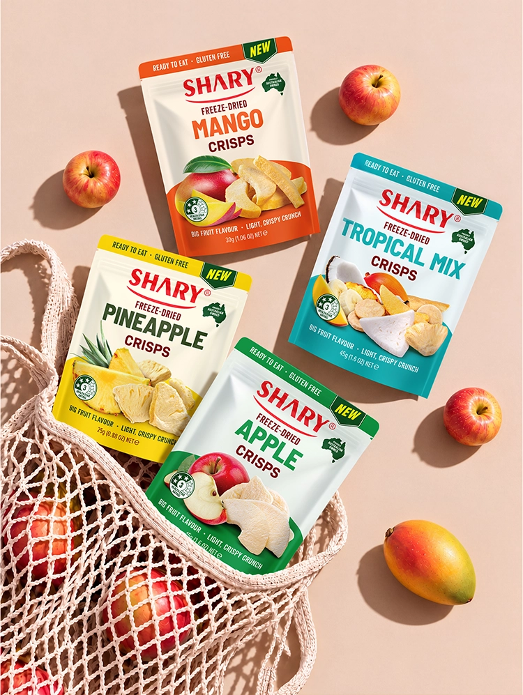 fruit crisps packaging redesign