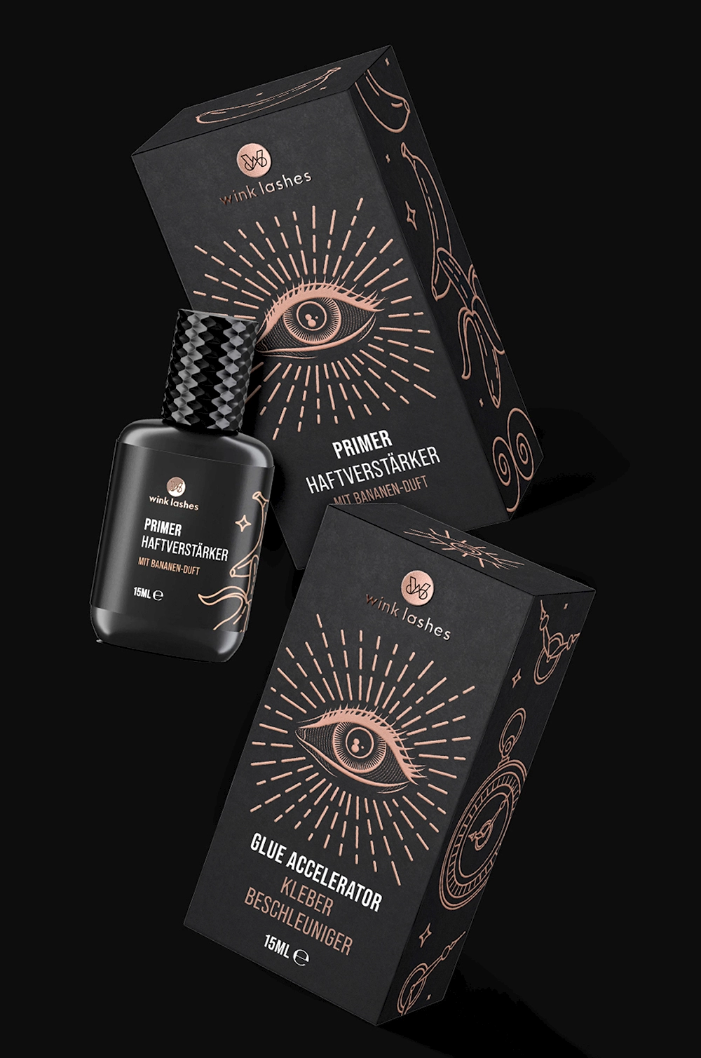 packaging design for a cosmetics brand