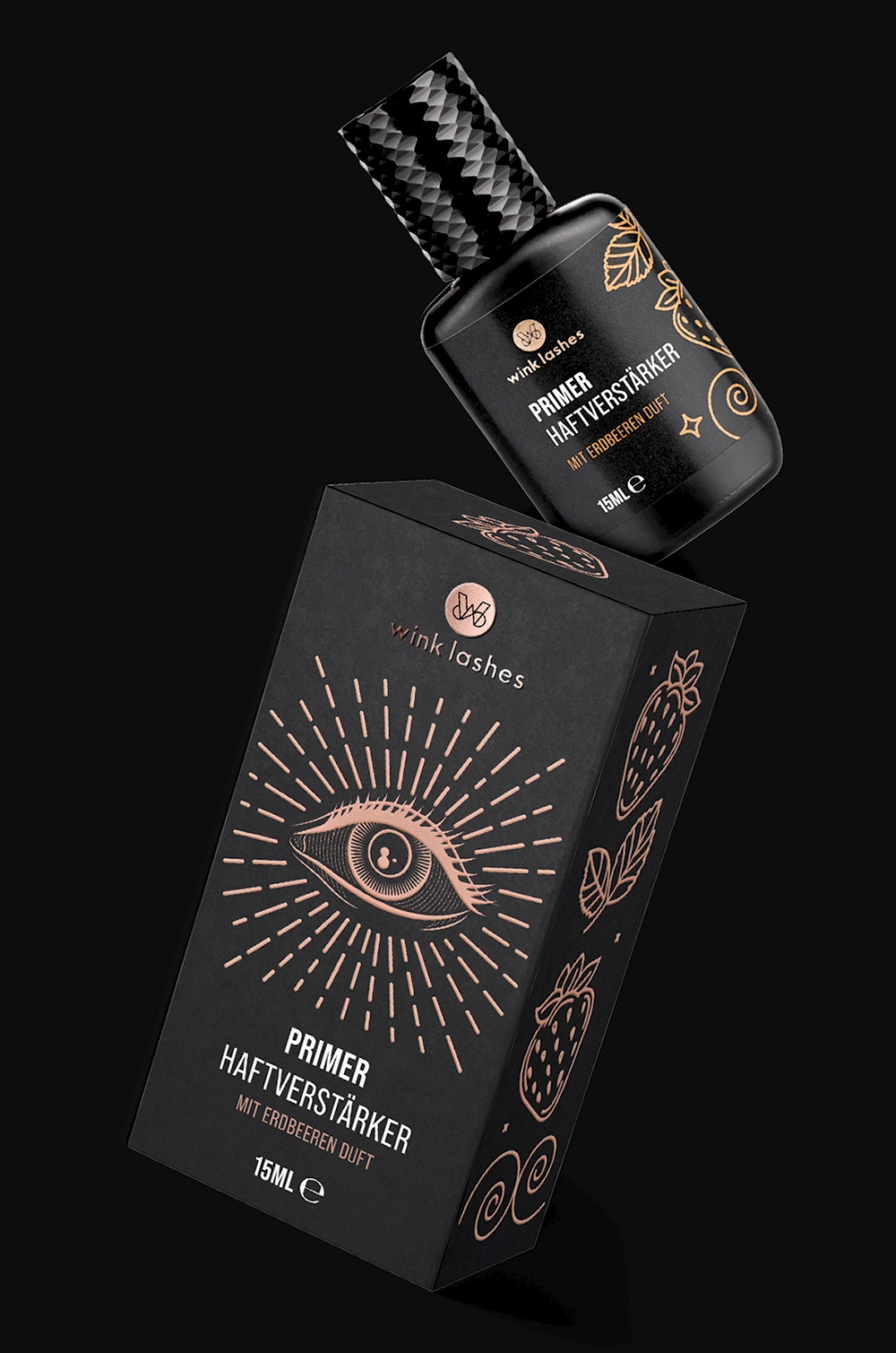 packaging design for a cosmetics brand