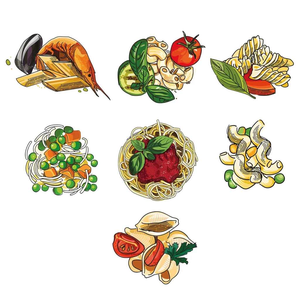 pasta packaging design, Italian pasta