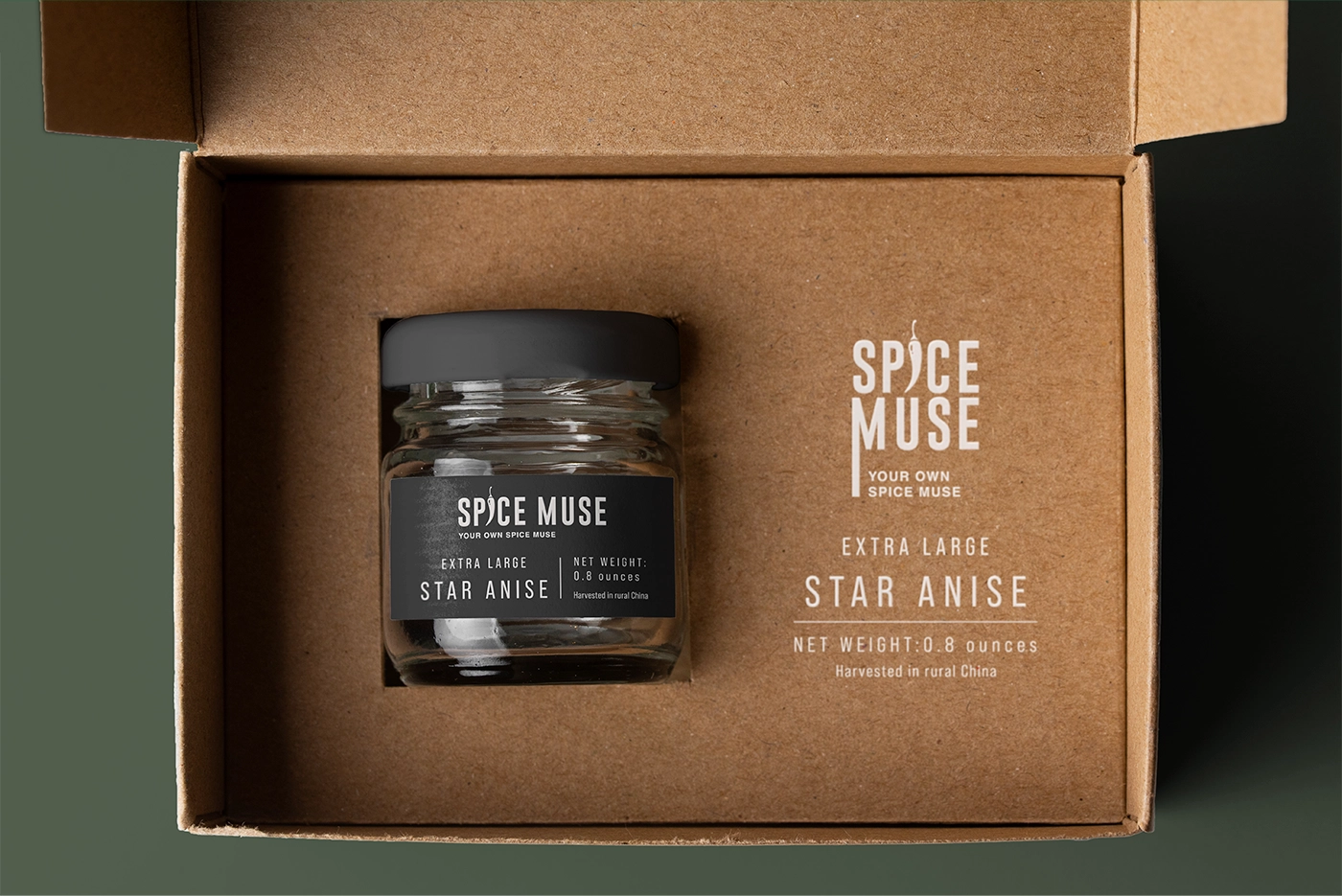 ogo and label design for spices