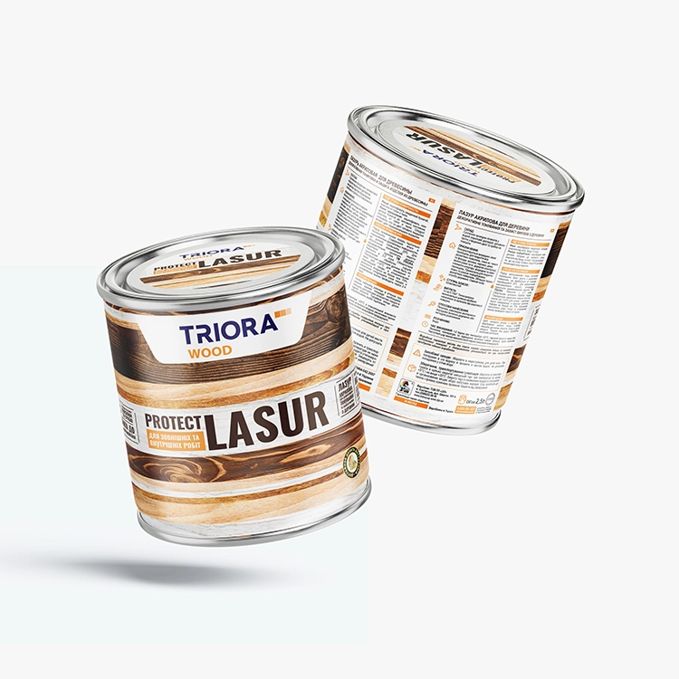 packaging design for paint and varnish products