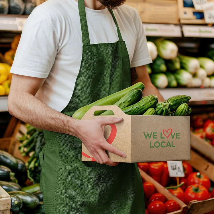 logo design and corporate identity for farm products