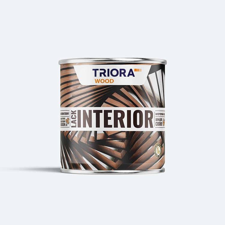 packaging design for paint and varnish products